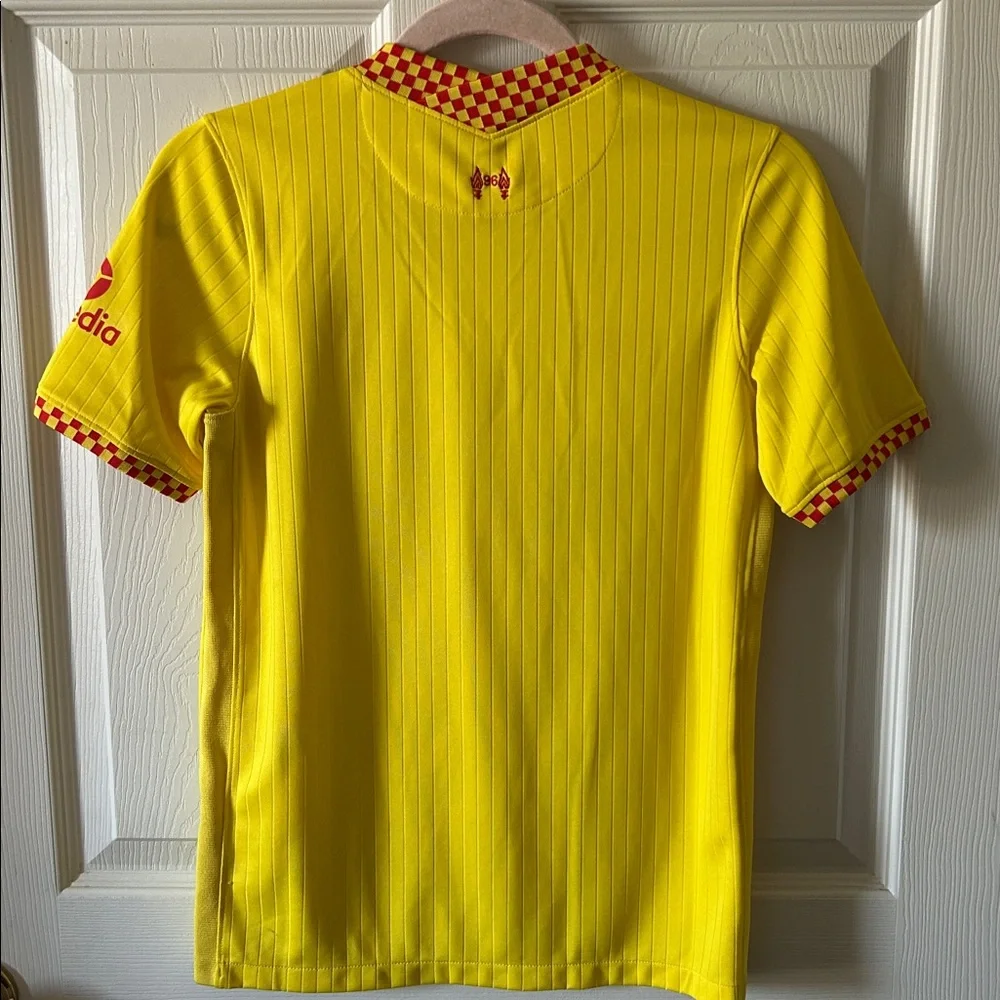 Liverpool Nike 2021/22 Third Vapor Match Stadium‎ Jersey Yellow Sz Large (boys)